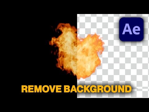 How to Remove Black Background in After Effects