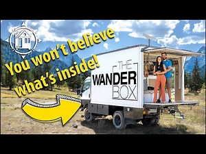 Fabulous studio apartment hidden inside of a box truck?!