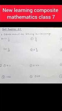 New learning composite mathematics for class 7, Exercise - 8A, Question 1