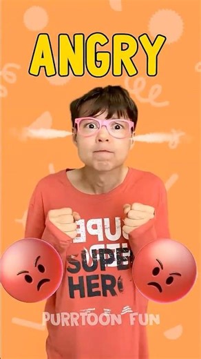 Emotions Challenge for Kids #learnenglish #emotions #shorts