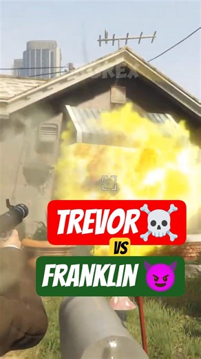 Franklin WARNS Trevor After Rocket Attack 🚀 GTA 5 #gta5 #gtav #gta
