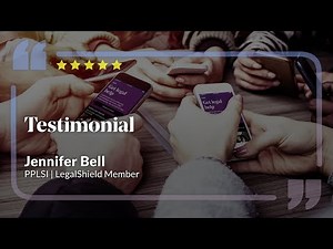 LegalShield Review 2025 | LegalShield Member Testimonial by Jennifer Bell | PPLSI