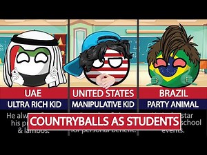 Countryballs- If countries were students.(Part-I)