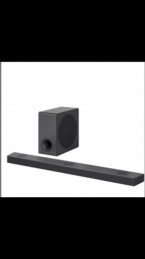 LG Sound Bar and Wireless Subwoofer S90QY - 5.1.3 Channel, 570 Watts Output, Home Theater Audio with Dolby Atmos, DTS:X, and IMAX Enhanced, Black https://amzn.to/3JVdBFJ