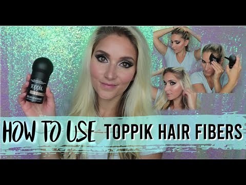 TOPPIK HAIR BUILDING FIBERS // FOR THIN HAIR | Review + How to use it!