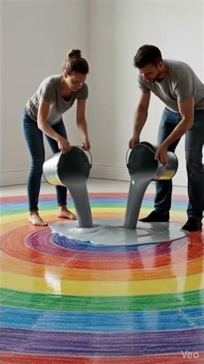 Luxury Epoxy Floor Transformation | Satisfying Floor Renovation Timelapse | Modern Interior Design