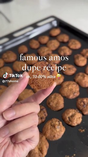 Delicious Homemade Famous Amos Cookies