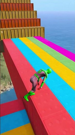 GTA 5 Epic Ragdolls | Spider-Man Jumps/Fails ep. 3120