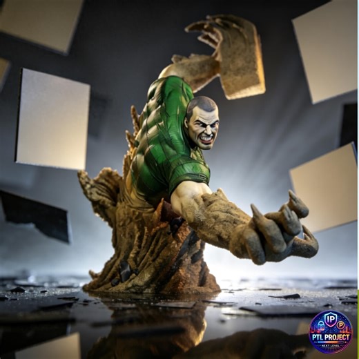 Sandman Fanart STL Statue | 1/6 Scale | Sand Tornado Attack Diorama Base | 3D STL Print File Model Download - Etsy