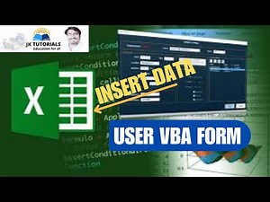 💾 Excel VBA UserForm Tutorial | Insert Record & Clear Form Data Automatically