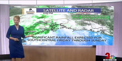 Flood watch for Anchorage for heavy rain