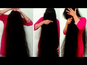 Self front face over Lice Combing video| Long hair