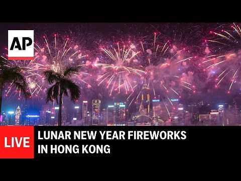 LIVE: Lunar New Year fireworks in Hong Kong