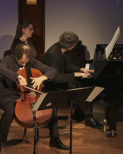 Thomas Adès, one of the leading British composers of his generation, wrote Lieux retrouvés (“Places Rediscovered”) for cello and piano in 2009 for Steven Isserlis. Drawing on a wide range of influences, the piece's four movements evoke a series of landscapes—from still waters and mountain paths to a field at nighttime—before culminating in the finale, seen here in this clip. Isserlis described the finale, subtitled Cancan macabre, as “all brilliant lights, flirtatious naughtiness and grotesque o