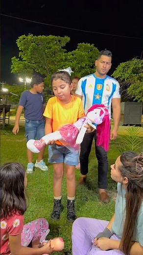 A kind-hearted girl gives her new doll to a street child to bring them happiness.