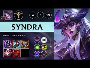 Syndra Support vs Nautilus - KR Master Patch 25.21