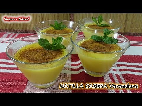 Homemade Venezuelan custard, easy to make and delicious