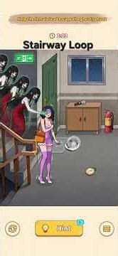 Brain Puzzle 2 Logic Twist : Level 92 Stairway Loop