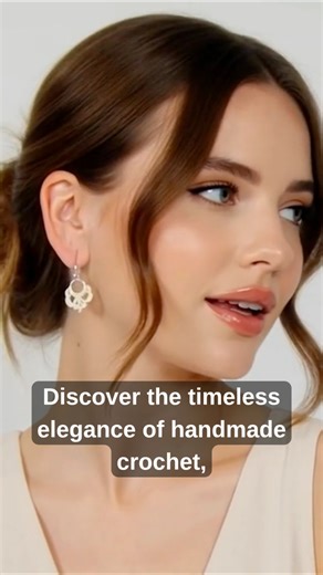 Vintage Lace Micro Crochet Earrings | Handmade Delicate Lace Style by One Seven UK 🕰️