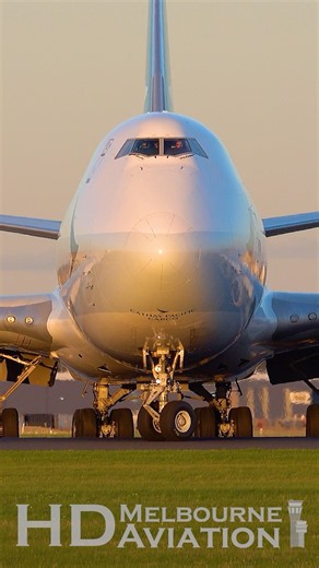 ✈️ Cathay Cargo Boeing 747-8F Takeoff from Melbourne Airport #747 #aircraft #planespotting