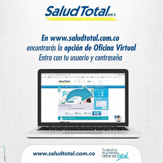 Gracias a la Oficina Virtual ya no tendrás que llamar para pedir tus citas médicas. Mira cómo puedes hacerlo de una manera fácil y práctica → | Salud Total EPS