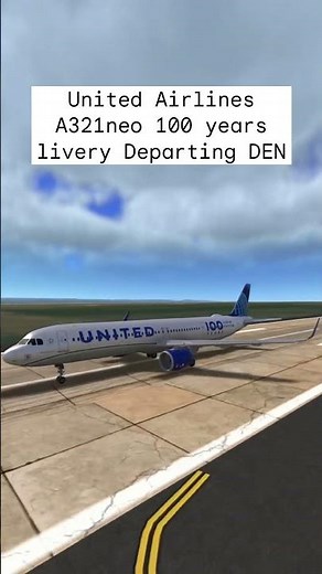United's 100 livery A321neo is a must-see #aviation #unitedairlines