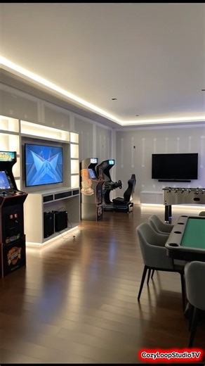 Modern Game Room Reveal | Luxury Entertainment Space