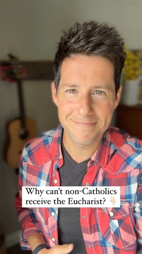 Why can’t non-Catholics receive communion at mass? 👇🏻 FIRST 📌 SAVE this for later so you can come back to it SECOND 👍🏻 LIKE and FOLLOW for more Catholic inspiration Some take offense to this or even feel put off by it. Though it’s not intended, I can understand why people might feel this way, having not understood the nature of what Catholicism believes the Eucharist to be. Receiving the Eucharist at Mass is limited to: ➡️ Baptized Catholics. ➡️ Catholics who are in right standing with God 