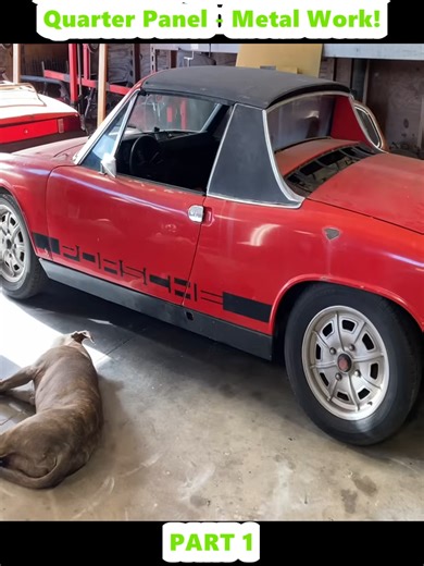 Restoration VW Beetle - Rear Quarter Panel - Metal Work! (1)