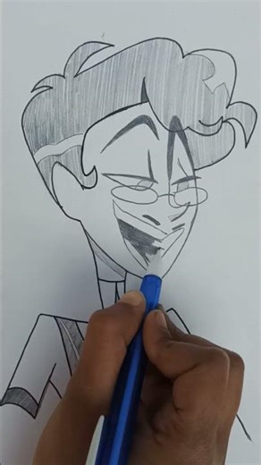 drawing "Alastor" human form #hazbinhotel