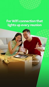 This Lunar New Year, stay seamlessly connected for every reunion. 🧧 Get StarHub 3Gbps Broadband with a FREE WiFi 7 router, installation and coverage consultation. | StarHub
