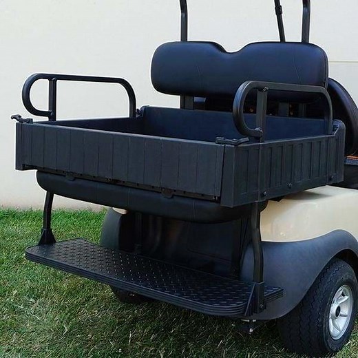 Club Car Precedent Golf Cart Rear Flip Seat / Cargo Box Kit