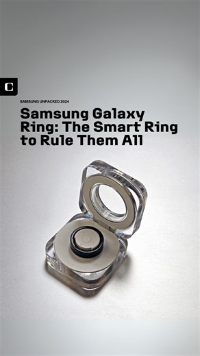 22K views · 247 reactions | Ring it up  Our wearable expert @lexysavvides got a hands-on look at the new $400 Galaxy Ring, which tracks health and sleep metrics, and has a few extra neat features like gesture controls for your camera and alarms. The Ring will be available in 9 different sizes and 3 different colors, with a battery life of 6-7 days per charge. Are you thinking about getting a smart ring? #galaxyunpacked #galaxyring #samsung #smartring #healthtech | CNET | Facebook