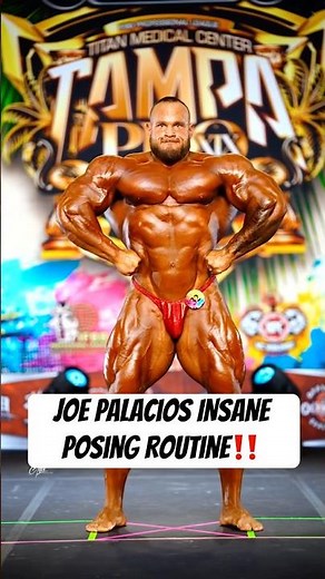 Joe Palacios INSANE Posing Routine! 2026 Tampa Pro Men’s Open 🔥⁠#bodybuilding
