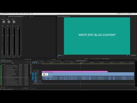 How to Zoom in to Audio Waveforms on Premiere Pro