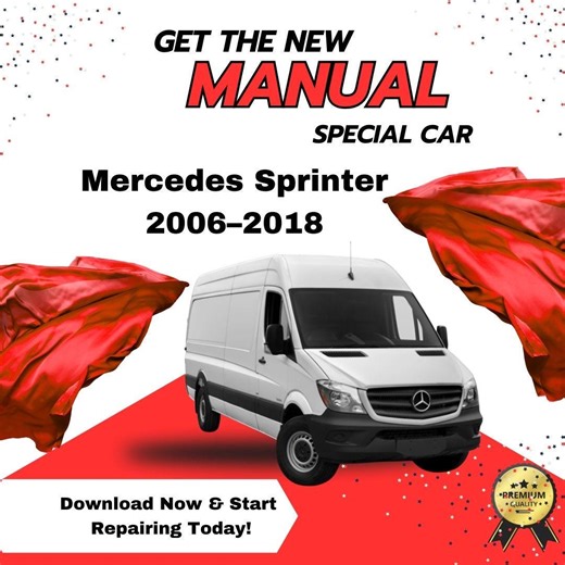 Mercedes-benz Sprinter Service Manual PDF Download, Workshop Repair Guide 2006–2018, Maintenance Book, Wiring, DIY Auto Repair - Etsy Canada