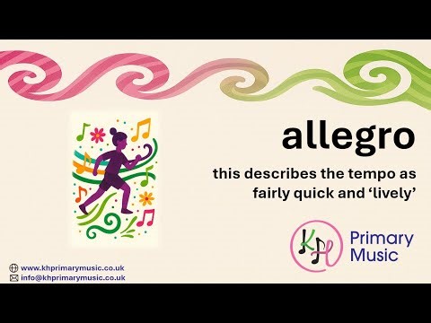 KH Primary Music: Music in a Minute - Allegro