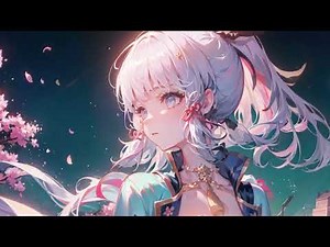 🌸 Kamisato Ayaka - Dancing in the Sakura Wind | Genshin Impact 4K Live Wallpaper