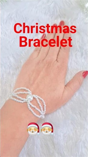 christmas bracelet 🎅🎅#trending #diy #shorts #craft #viral #handmade #art #subscribe #song 🎅🎅🎁🎉🎊