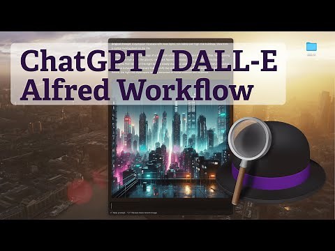 ChatGPT / DALL-E workflow for Alfred 5