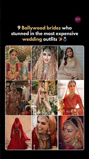 9 Bollywood brides who stunned in the most expensive wedding outfits ✨💍