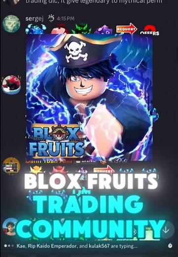 Best Blox Fruits Trading Discord Server! #roblox #bloxfruits #fyp