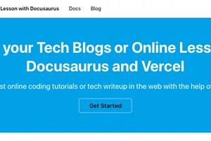 Awesome tech blog or learning module w/ Docusaurus & Vercel