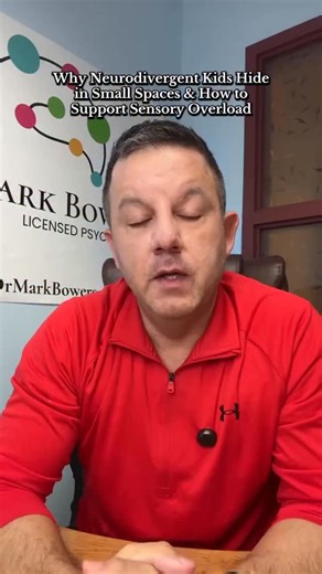 Why Neurodivergent Kids Hide in Small Spaces and How to Support Sensory Overload When a child crawls under a table or squeezes behind a shelf, it is not misbehavior. It is a nervous system asking for quiet. Tight spaces block the noise, light, and pressure that overload autistic and neurodivergent kids. Give them room, guide them out calmly, and build predictable safe spots before the overwhelm hits. This is how we support sensory regulation instead of fighting it. #sensoryprocessing #regulation