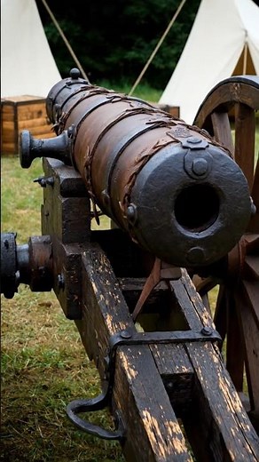 17th Century Swedish Leather Cannon (Light Field Gun)