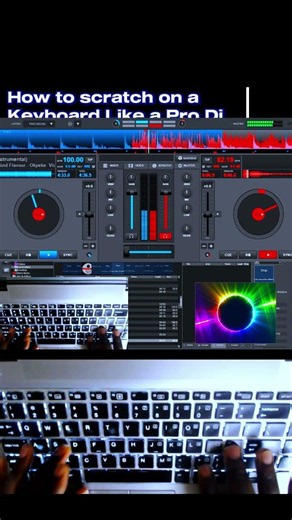 How To Scratch on a Keyboard Like a Pro Dj using Virtual Dj #virtualdj #seratodj #djlessons #djsetup