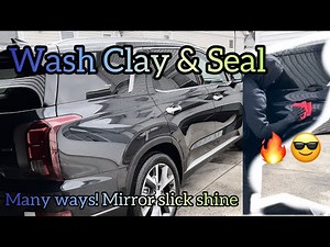 How To Wash, Clay & Seal One Of Many Methods | Remove Bonded Contamination With Clay Towel