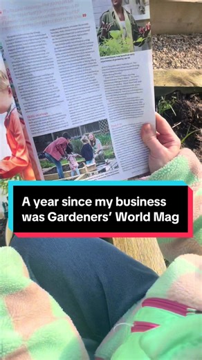 1 year ago I had a little pinch me moment when I was asked to contribute to an article about getting young people into horticulture for @BBC Gardeners' World Magazine It’s my number 1 driver for Young Growers Club and that’s why I’ve been beavering away behind the scenes on a new teaching framework for my ‘Beginners Food Growing Course’ and I think it might be my best work yet ☺️. Also to all my home educating families I haven’t forgotten you. I’m having a meeting at the space next week and then