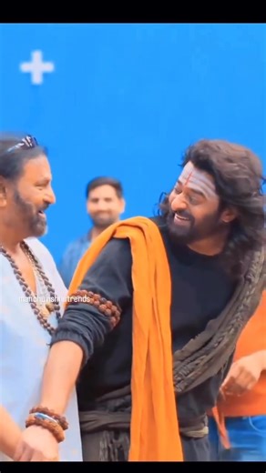 Prabhas and Mohan babu | Mohan Babu Manchu