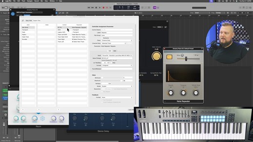 Logic Pro 脚本技巧：使用调制轮（或任意控制器）控制 10 个参数